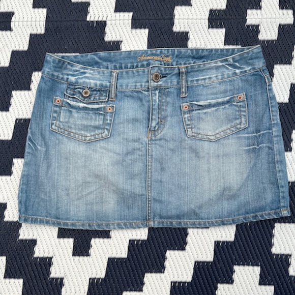 American Eagle Denim Mini Skirt - Picture 1 of 11